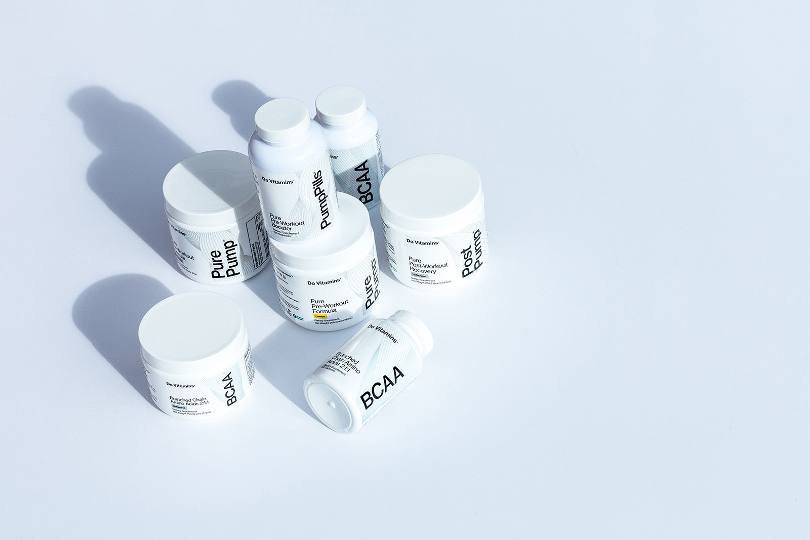 Do Vitamins Hero Image - All Products on White Background
