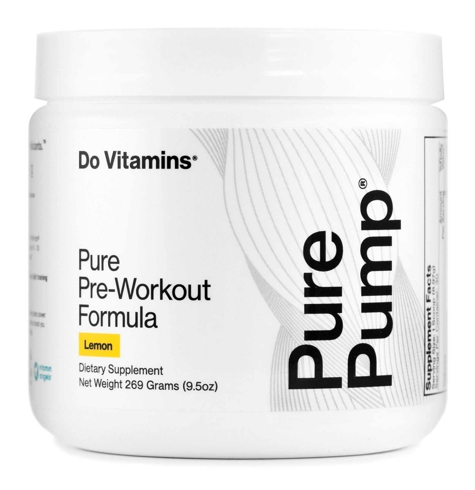 Pre-Workout Supplement - PurePump® Lemon